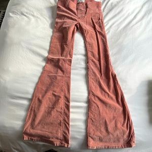 Free People Pull On Corduroy Flare Pants